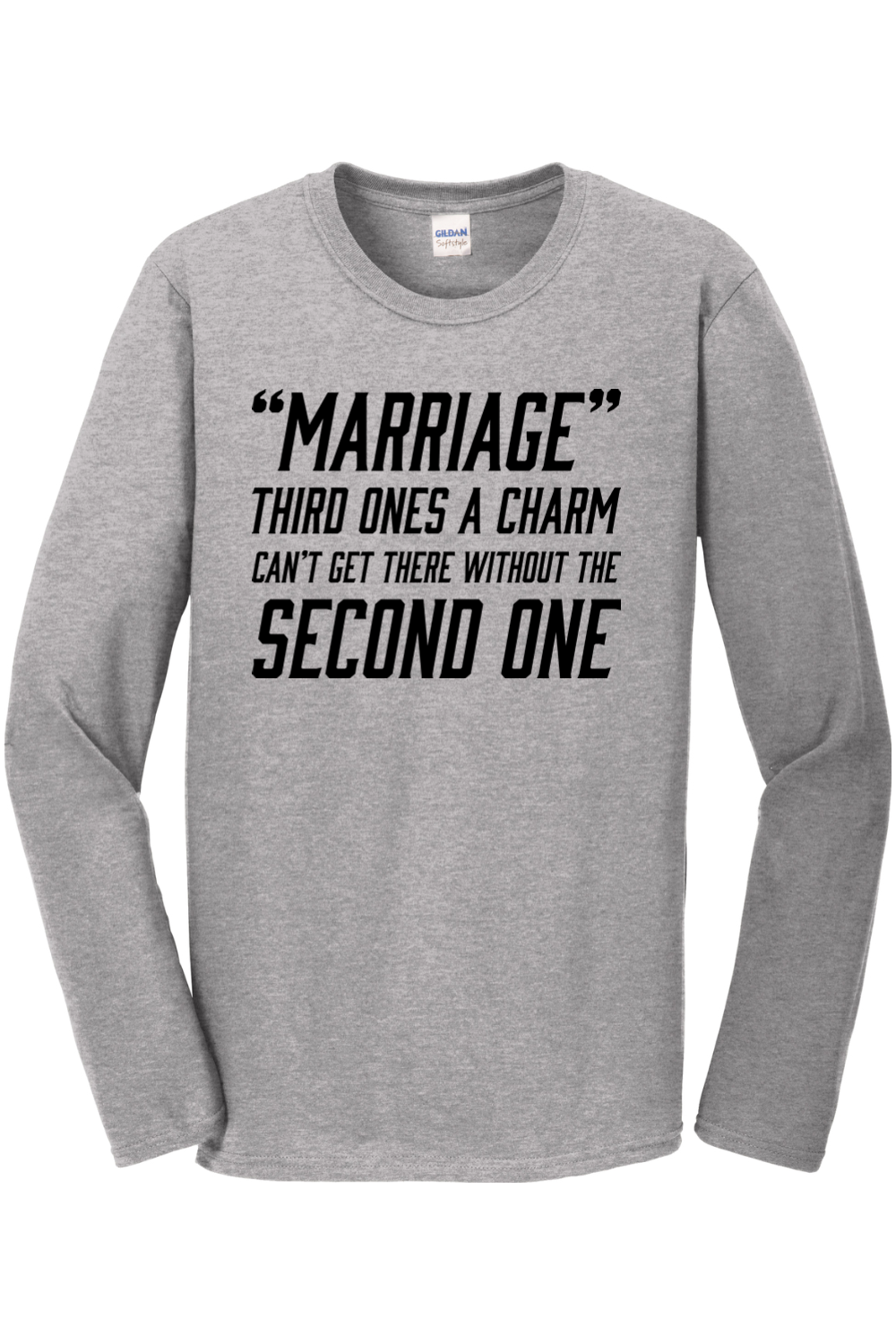 "Marriage" Third one's a charm. Can't get there without the second one